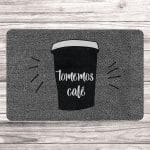 Tapete entrada tomemos un cafe